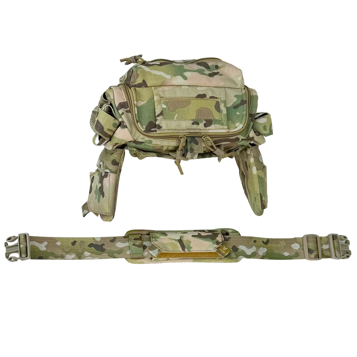 Borsa medica BM33 Multicam con cintura-tracolla regolabile e fibbie a sgancio rapido