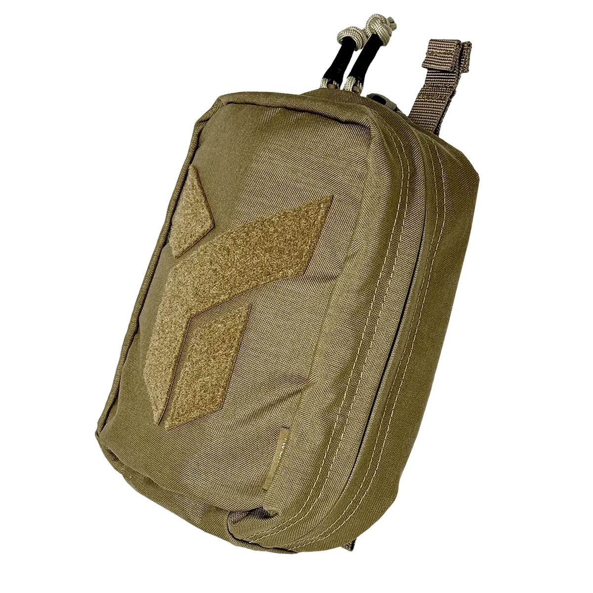 Vista prospettica del porta IFAK tattico compatto Dnipro PM24 GEN2 colore Coyote