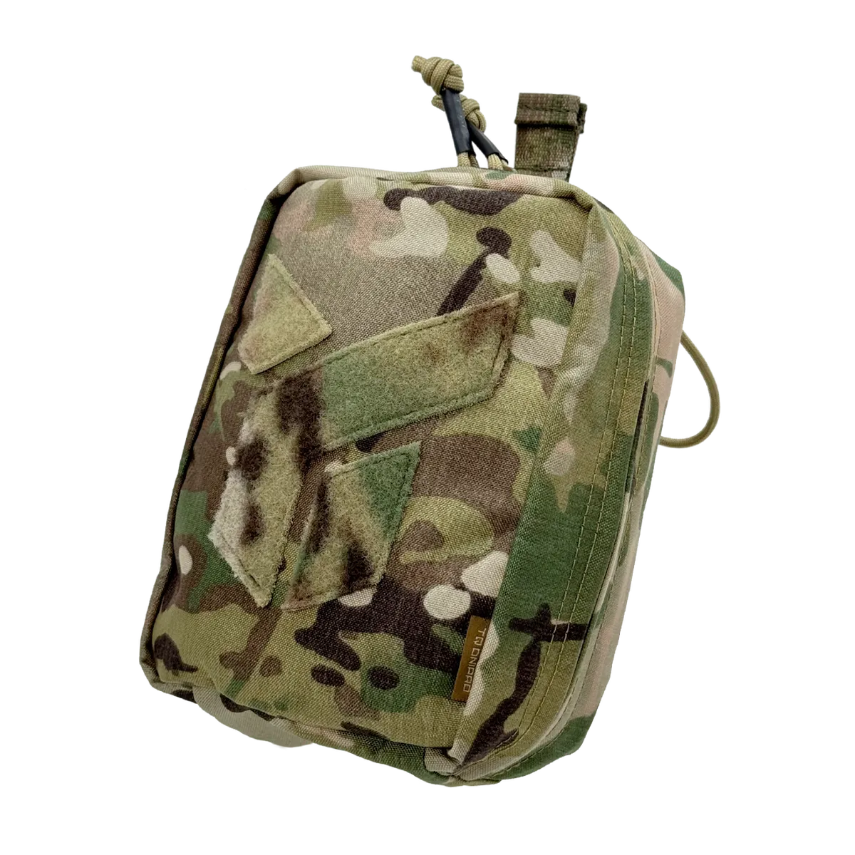 Vista prospettica del porta IFAK tattico compatto Dnipro PM24 GEN2 Multicam