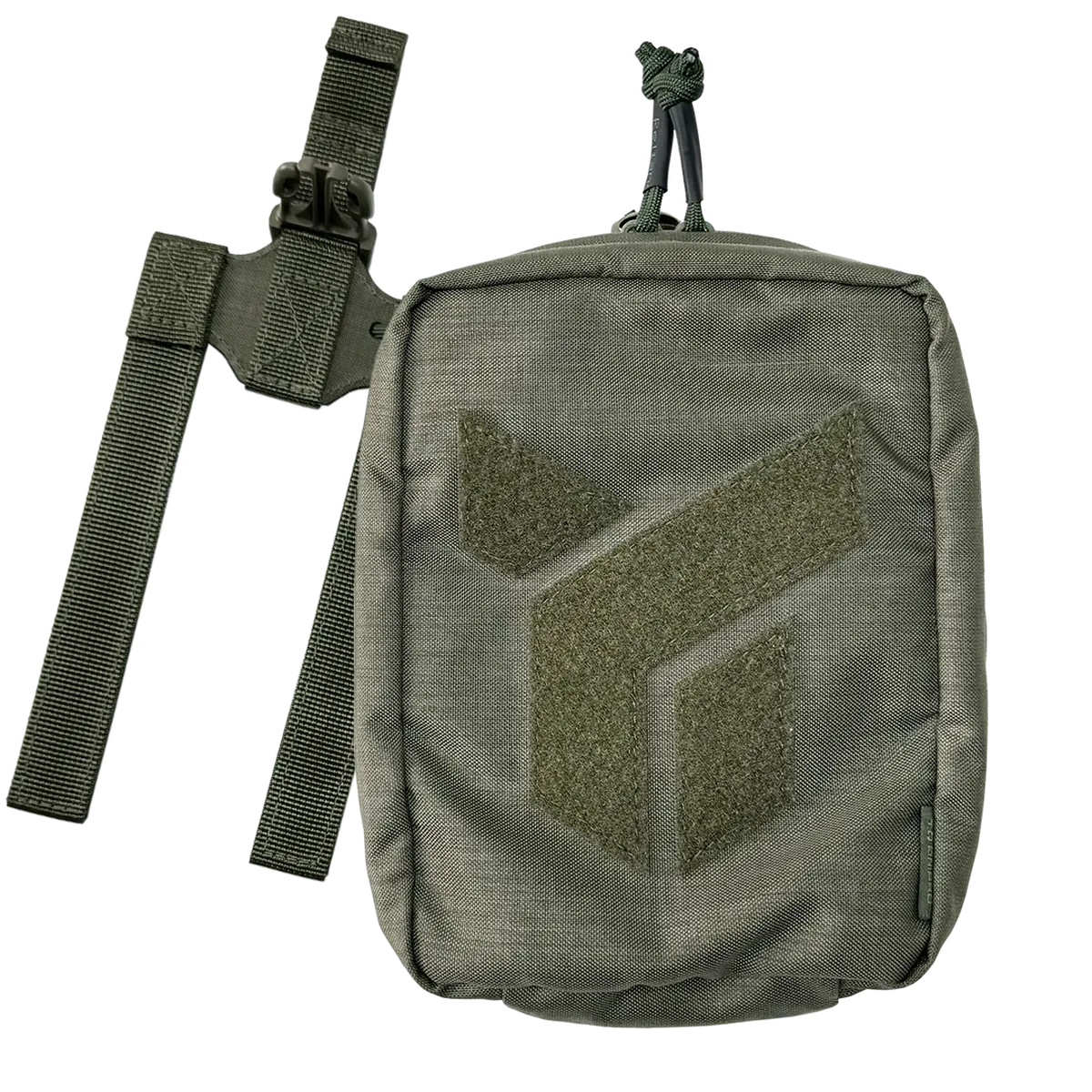 Porta IFAK Dnipro PM24 GEN2 Oliva con clip di fissaggio e supporto MOLLE
