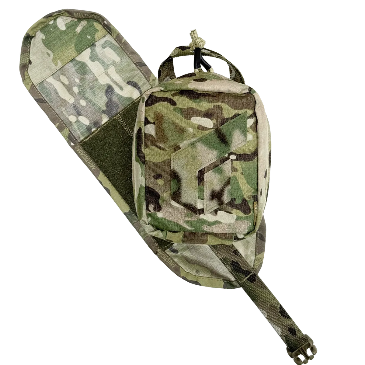 Sistema a sgancio rapido Rip-Away con piattaforma rimovibile della custodia IFAK DNIPRO PM22 Multicam.