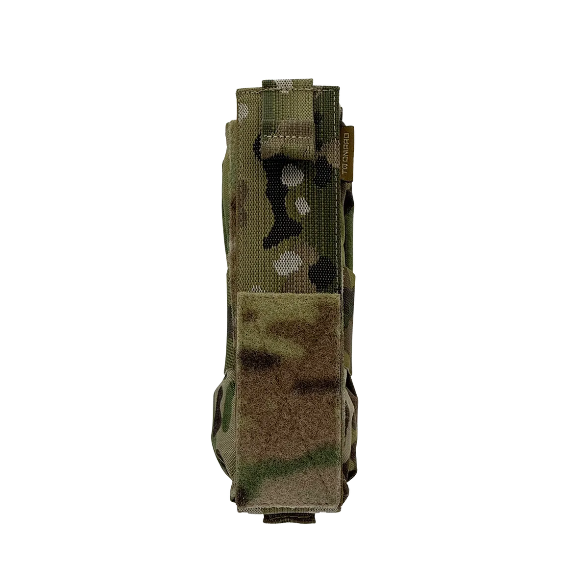 Custodia porta tourniquet tattica DNIPRO PM08 Gen2 Multicam vista frontale con chiusura completa a velcro.
