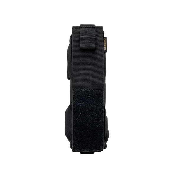 Custodia porta tourniquet tattica DNIPRO PM08 Gen2 colore nero vista frontale.