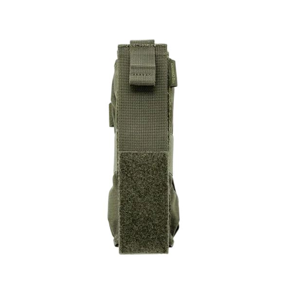 Custodia porta tourniquet tattica DNIPRO PM08 Gen2 colore oliva vista frontale.