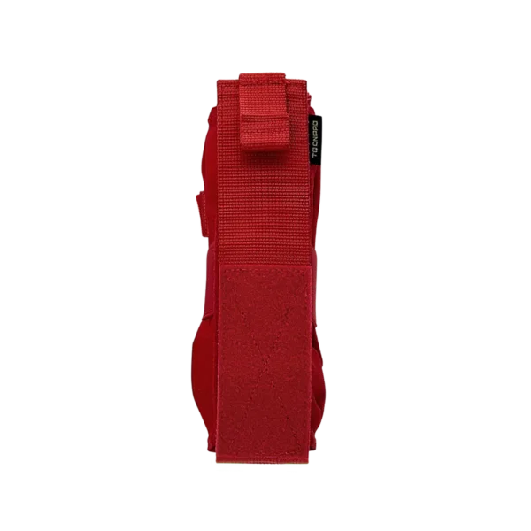 Custodia porta tourniquet tattica DNIPRO PM08 Gen2 colore rosso vista frontale.