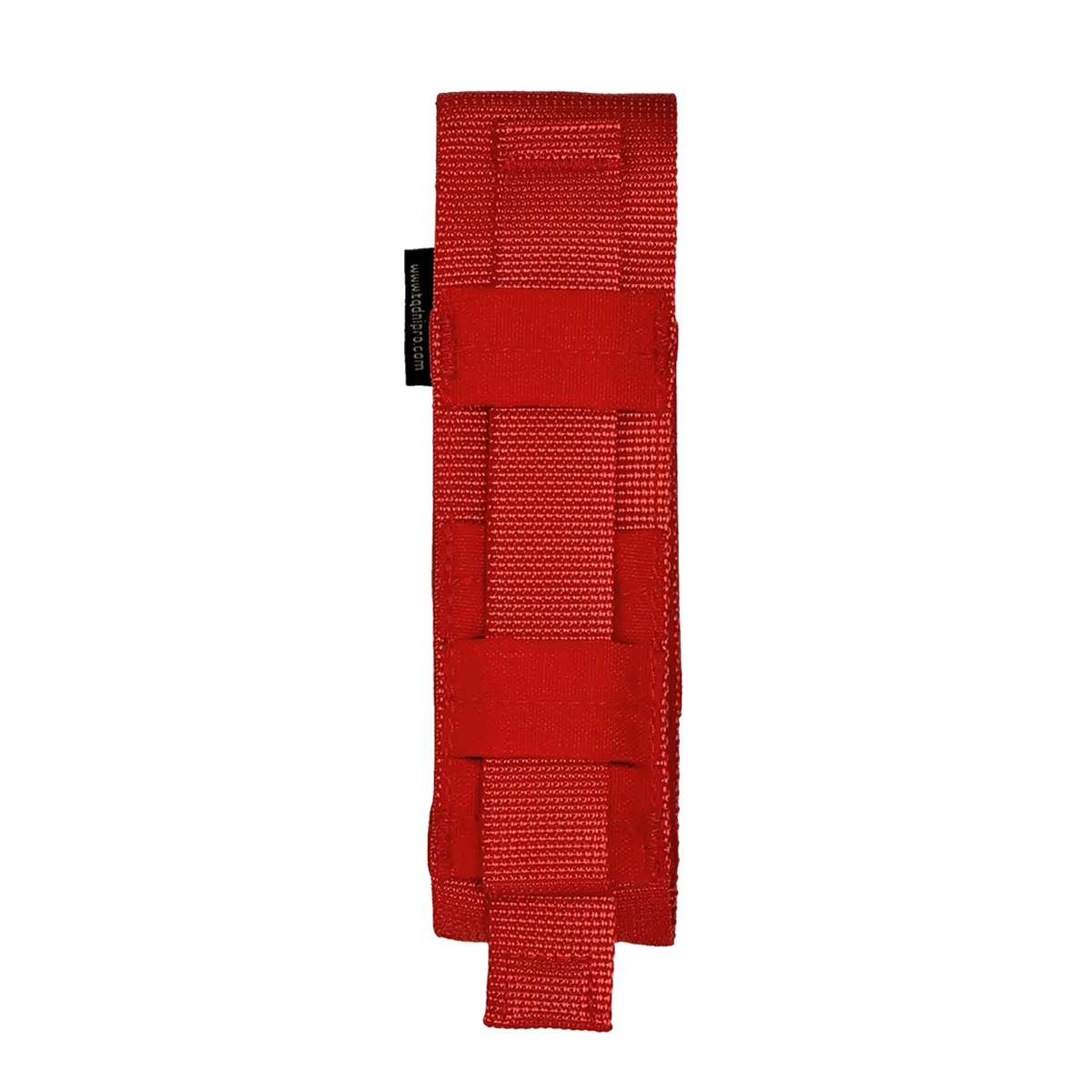 Vista posteriore del porta tourniquet DNIPRO MP01 Rosso con sistema di fissaggio MOLLE