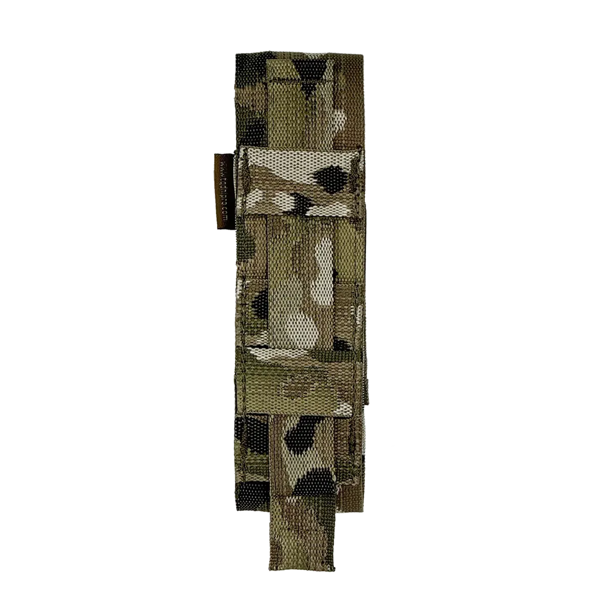 Vista posteriore del porta tourniquet DNIPRO PM01 GEN2 Multicam con sistema di fissaggio MOLLE